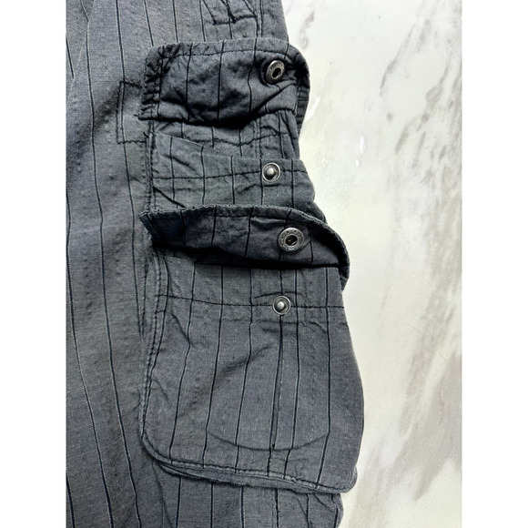 INC International Concepts Gray Cargo Shorts Men's Size 30/Small 100% Cotton - Picture 6 of 11